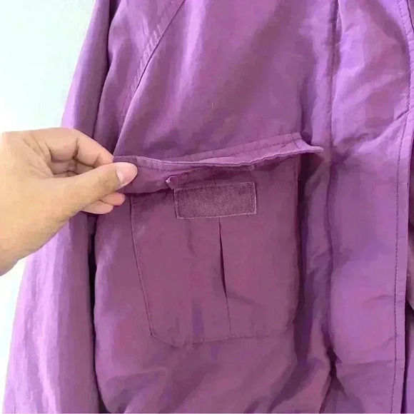 Vintage Woolrich Winter Coat Jacket Women’s Sz Small Zip Parka Puffer 4 Pockets - Picture 3 of 11